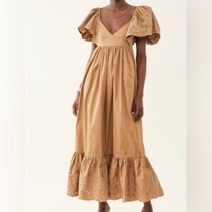 En Saison Barnette eyelet maxi dress